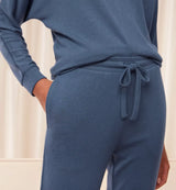 COZY COMFORT TOP 01 + COZY COMFORT COZY TROUSER- CROWN BLUE