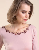 MAGLIA MANICA LUNGA Vittoria B. VI827 MODAL CASHMERE