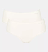 Sloggi GO ORGANIC COTTON MIDI C2P 00GZ col. seta