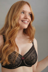 FLEUR - 5653 Reggiseno con ferretto - nero