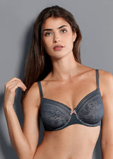 FLEUR - 5653 Reggiseno con ferretto - Antracite 408