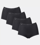 sloggi Basic+ Maxi 4P BLACK