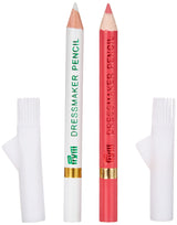 611627Prym - Matite in gesso con spazzola bianco/rosa - 2 pezzi