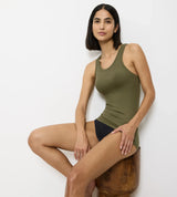 BEAUTY LAYERS TOP NSL - MN SAGE GREEN