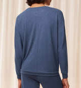 COZY COMFORT TOP 01 + COZY COMFORT COZY TROUSER- CROWN BLUE