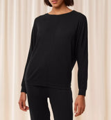 COZY COMFORT TOP 01 - BLACLK