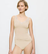 FEEL OF MODAL TANK TOP 6720 creamy dreamy