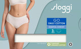 SLOGGI GO DAILY COTTON MIDI 3P GZ (BIANCO SETA)