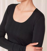 BEAUTY LAYERS TOP LSL BLACK