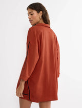 SUMMER WEAR BOYFRIEND SHIRT 01 - Haute Orange