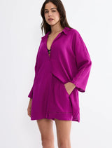 SUMMER WEAR BOYFRIEND SHIRT 01 - Raspberry Juice
