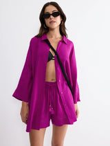 SUMMER WEAR BOYFRIEND SHIRT 01 - Raspberry Juice