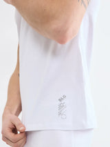 SLG- BASE V NECK SHIRT - WHITE