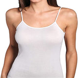 NOTTINGHAM VS3014/3015 CANOTTA SPALLA STRETTA LISCIA bianca