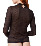 TRIUMPH SIGNATURE SHEER SHIRT BLACK
