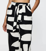 PANTALONE SUMMER WEAR TROUSERS O - 0034 B/W