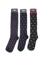 DANDY IRONIC SOCKS - 402 LF CALZE LUNGHE 3 PAIA PORTAFORTUNA