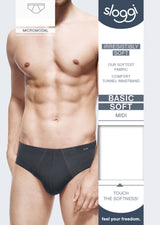 sloggi men Basic Soft Midi BLACK