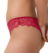 TEMPTING LACE BRAZILIAN STRING MANNISH RED