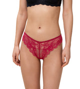 TEMPTING LACE BRAZILIAN STRING MANNISH RED