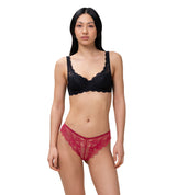 TEMPTING LACE BRAZILIAN STRING MANNISH RED