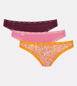 sloggi 24/7 Weekend Tanga C3P V002 - MULTIPLE COLOURS 2