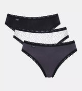 sloggi 24/7 Weekend Tai C3P BLACK COMBINATION