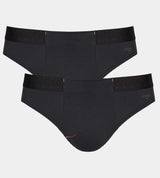 Sloggi THE SUPERHERO MIDI 2PACK BLACK