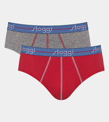 sloggi men Start Midi C2P V008 grey/red