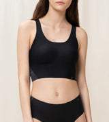 FLEX SMART PULL-ON BRA TOP EX - COL. NERO