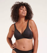 SLOGGI BODY ADAPT TWIST T-SHIRT BRA NERO