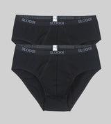 sloggi men Basic Midi 2P BLACK