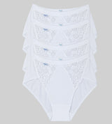 sloggi Chic Midi 4P WHITE