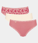 sloggi 24/7 Weekend Tai C3P PINK Multicolor