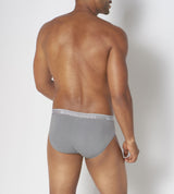 sloggi men GO ABC Midi 2P STONE GREY