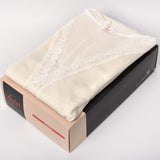 LIABEL 05321 916 CANOTTA SPALLA LARGA FORMA SENO DONNA LANA E COTONE CON PIZZO