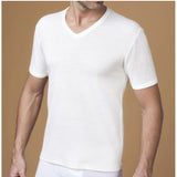 TV18 MAGLIA LANA E COTONE MEZZA MANICA SCOLLO A V NOTTINGHAM