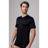 NOTTHINGHAM TV110 MEZZA MANICA CALDO COTONE CON SCOLLO A “V”