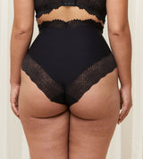 VELVETEEN SENSATION HIGHWAIST PANTY NERA