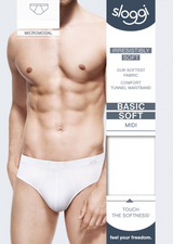 sloggi men Basic Soft Midi WHITE