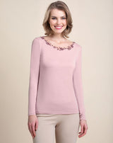 MAGLIA MANICA LUNGA Vittoria B. VI827 MODAL CASHMERE
