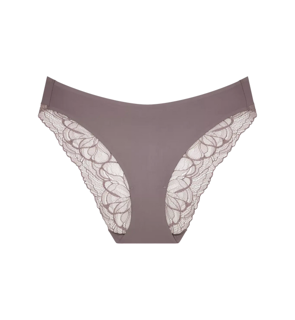 BODY MAKE-UP ILLUSION LACE HIGHLEG TAI - 3091 pigeon grey