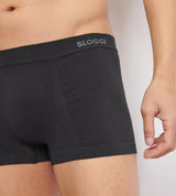 SLOGGI MEN GO SMOOTH HIPSTER 2P - BLACK