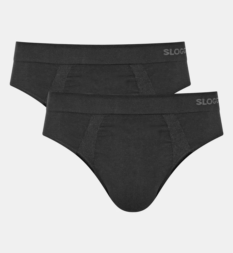 SLOGGI MEN GO SMOOTH BRIEF 2P black