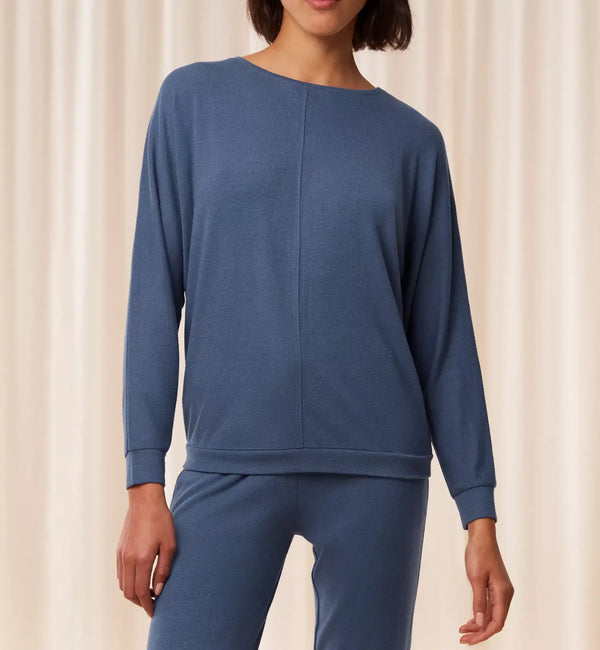 COZY COMFORT TOP 01 + COZY COMFORT COZY TROUSER- CROWN BLUE