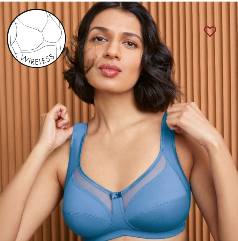 CLARA - Reggiseno comfort senza ferretto - 188 CELESTEt