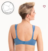 CLARA - Reggiseno comfort senza ferretto - 188 CELESTEt