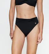 SUMMER TWIST HIGHWAIST BRIEF - BLACK
