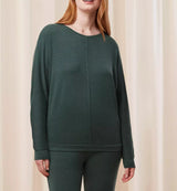 COZY COMFORT TOP 01 + TROUSER SMOKY GREEN