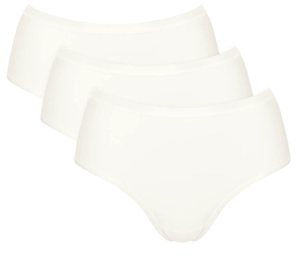 SLOGGI GO DAILY COTTON MIDI 3P GZ (BIANCO SETA)